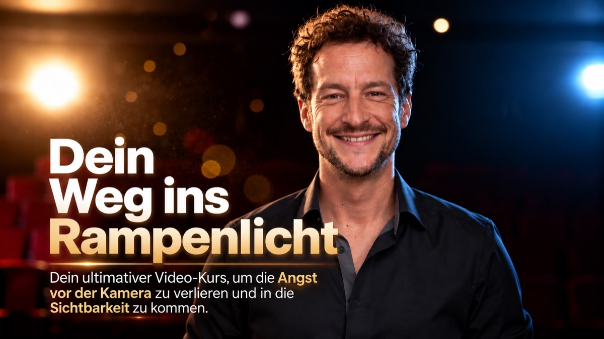 Dein Weg ins Rampenlicht — Online-Videokurs